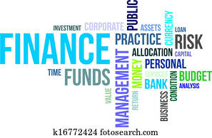 word cloud - finance