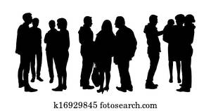 אנשים מדברים, ל, כל אחד אחר, צלליות, קבע, 1