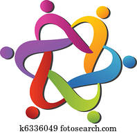 התחבר, לעזור, לוגו