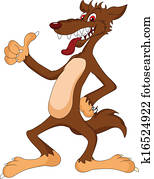 זאב, ציור היתולי, בוהן