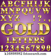 זהב, מכתבים