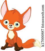 חמוד, תינוק, שועל