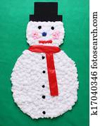 כדור של כותנה, איש שלג