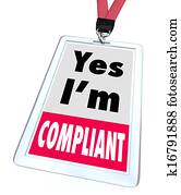 כן, אני, ותרני, תג, כללים, תקנון, ציות