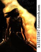 לוחם, לצבוע