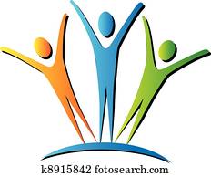 פעיל, אנשים, לוגו