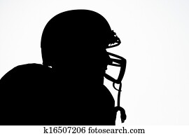 צללית, של, שחקנים של ראגבי