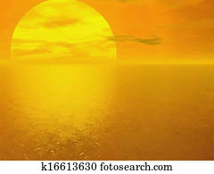 רקע, עם, עלית שמש