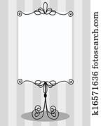 תפריט, חתום, הסגר, מסר