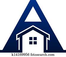 A letter house A letter house