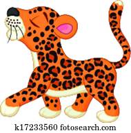 baby, leopard, karikatur baby, leopard, karikatur