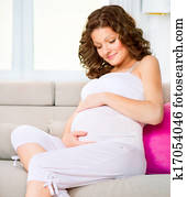 Beautiful Pregnant Woman Expecting Baby. Maternity concept