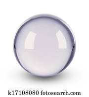 Blue glass ball Blue glass ball