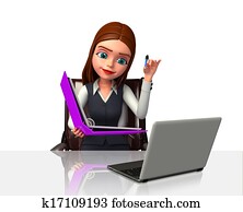 Business Woman with laptop Business Woman with laptop