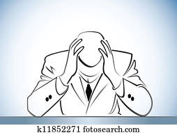 Businessman in trouble Businessman in trouble