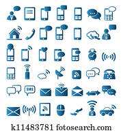 Communication icons Communication icons