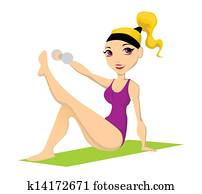 condición física, mujer