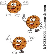 Cookies cartoon character Cookies cartoon character
