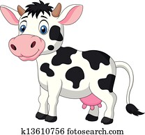 Cute cow cartoon Cute cow cartoon