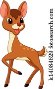 Cute deer cartoon Cute deer cartoon
