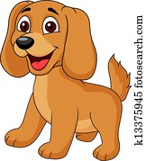 Cute puppy cartoon Cute puppy cartoon