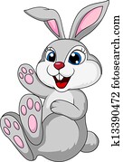 Cute rabbit bunny sitting Cute rabbit bunny sitting