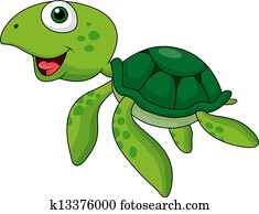 Cute sea turtle cartoon Cute sea turtle cartoon