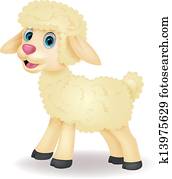 cute, sheep, caricatura