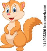 Cute squirrel cartoon Cute squirrel cartoon