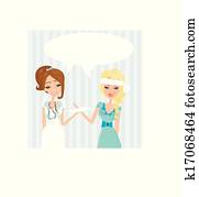 Doctor gives the patient a prescription 