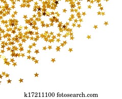 Golden confetti