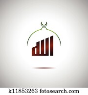 gott, und, moschee gott, und, moschee