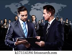 group of business people on the meeting 