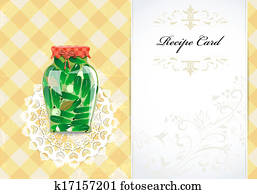 healthy food recipe card healthy food recipe card