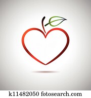 Heart and fruit Heart and fruit