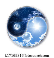 icon tao - moon and sun icon tao - moon and sun