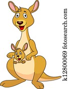 Kangaroo cartoon Kangaroo cartoon