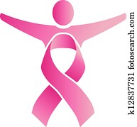 leute, schleifchen, rosa leute, schleifchen, rosa