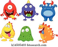 Monster cartoon collection