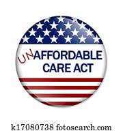 Not Affordable Care Act Button