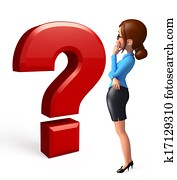 Office with question mark