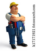 Plumber with tools Plumber with tools