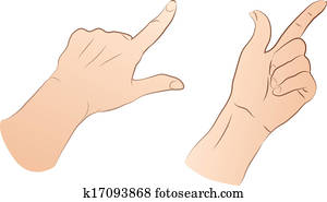 Pointing Finger Clipart | u12885205 | Fotosearch