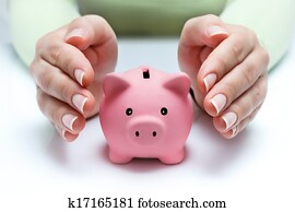 protect your savings - with hands protect your savings - with hands