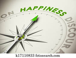 realizando, felicidad, concepto