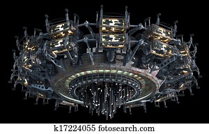 Science fiction spaceship Science fiction spaceship
