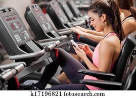 Sending a text during gym class Sending a text during gym class