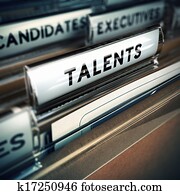 Talents Recruitment Concept Talents Recruitment Concept
