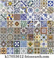 tradicional, azulejos, de, porto, portugal tradicional, azulejos, de, porto, portugal