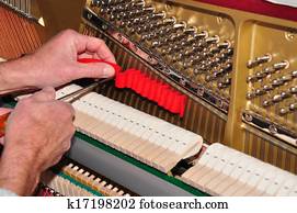 Tuning the piano Tuning the piano